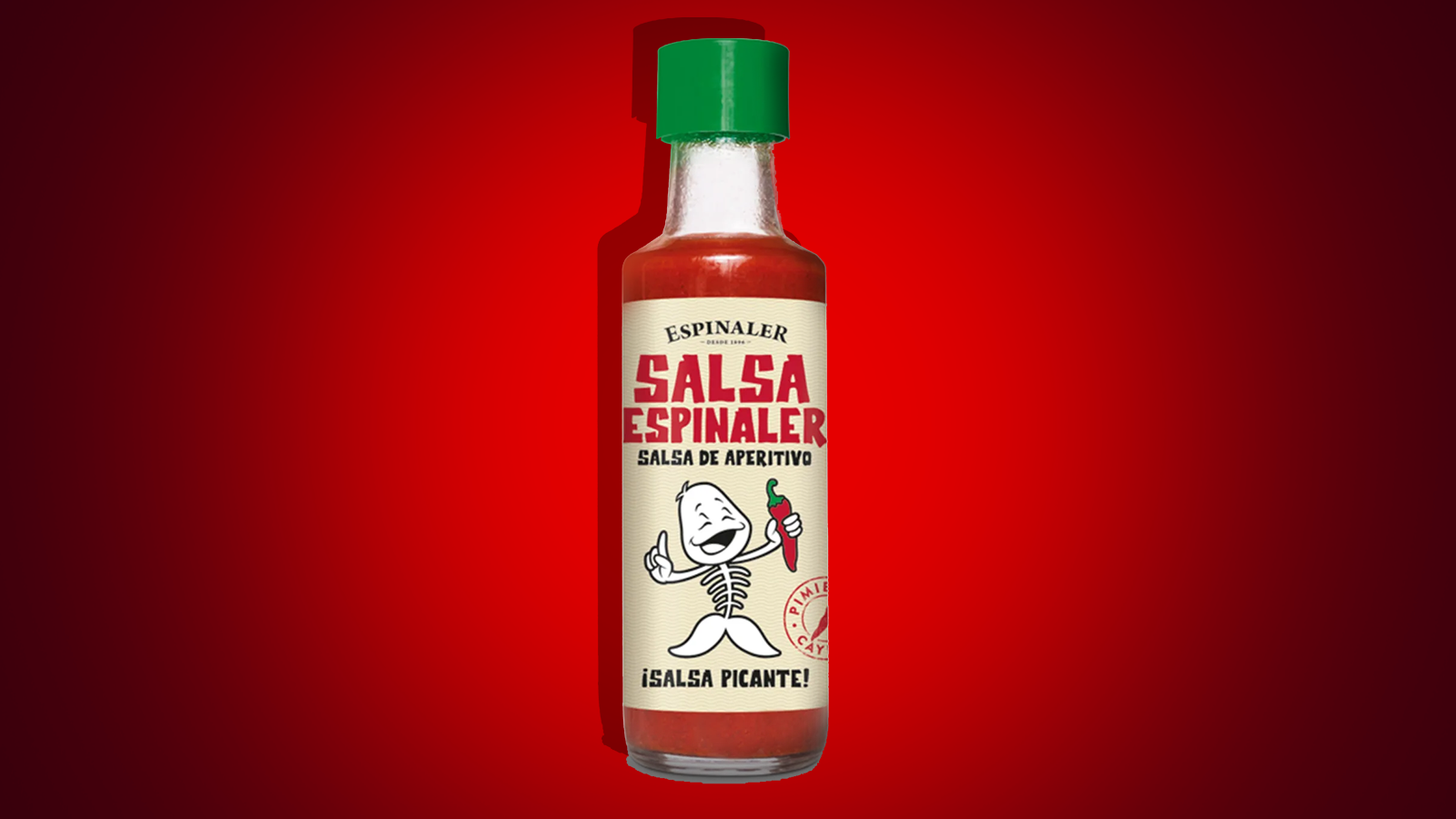 A bottle of Salsa Espinaler
